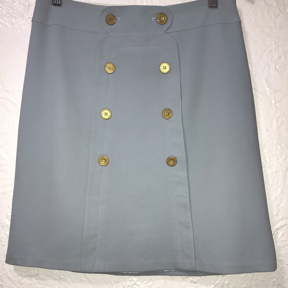 J. McLaughlin A- line Nautical skirt-Blue/ Size 4